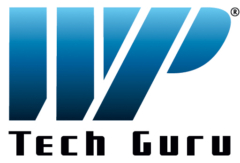 wp tech guru logo with registered trademark symbol